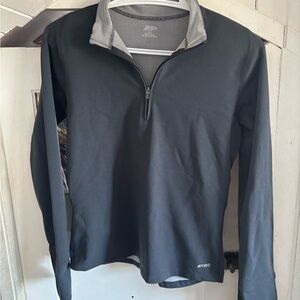 MEC Grey Quarter-Zip Sweater